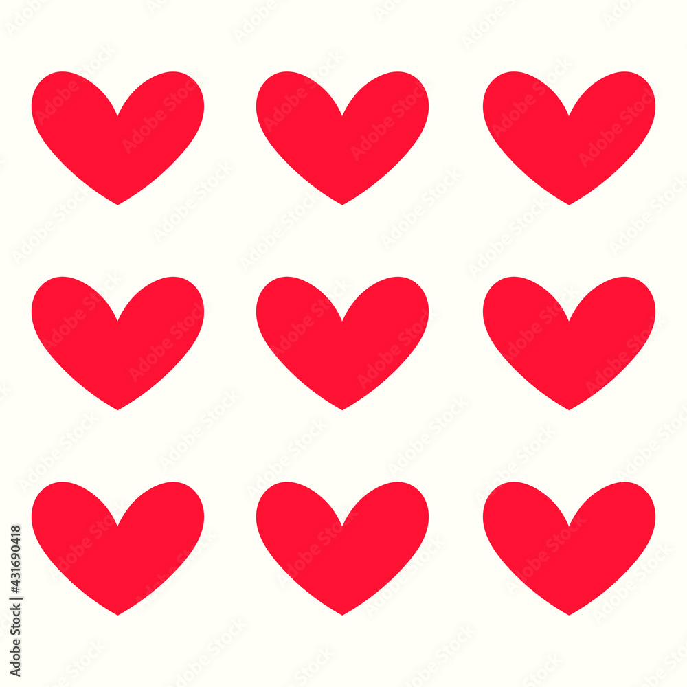 Vector illustrations, set of hearts, love designs. Unique shapes symbols. Doodle 3d collections, abstract drawing, modern style Vector illustrations, set of hearts, love designs. Unique shapes symbols. Doodle 3d collections, abstract drawing, modern style