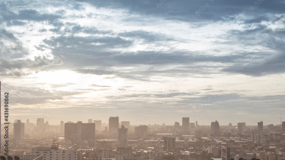 City Bangkok view, Thailand. Cityscape.