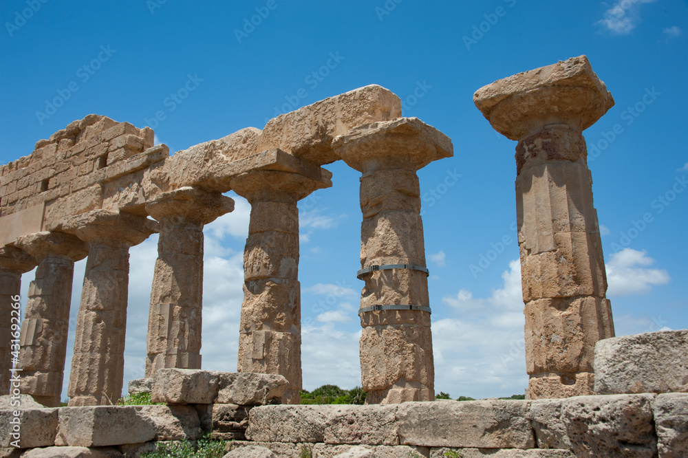Parco archeologico di seminante in sicilia