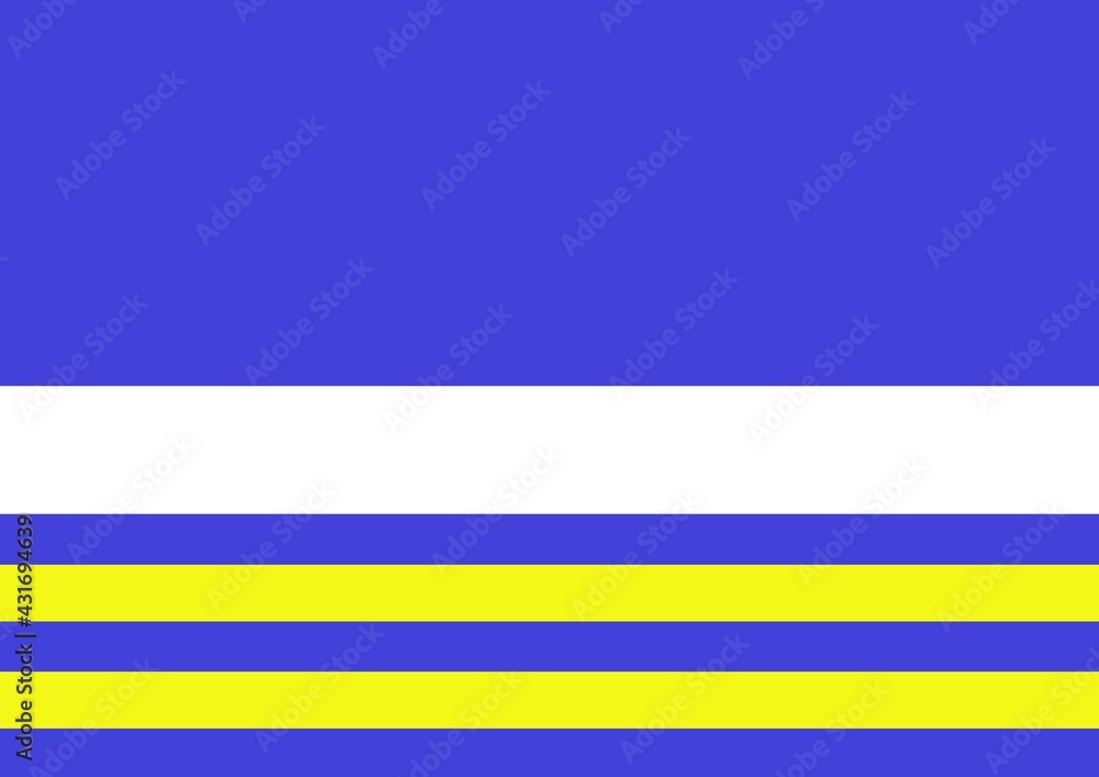 Illustration of table with blue and yellow cells with copy space on white background Illustration of table with blue and yellow cells with copy space on white background