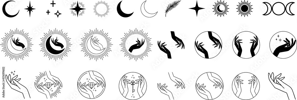 Fototapeta premium Witch vector