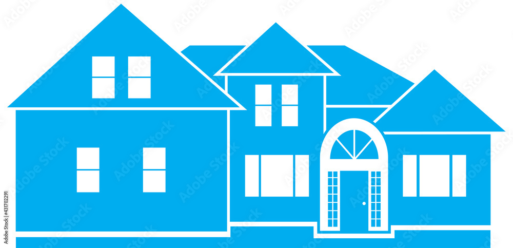 House Logo blue House Logo blue