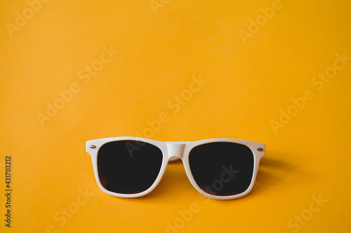 sunglasses on a white background