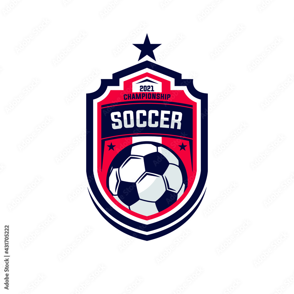 Soccer Football Badge Logo Design Templates | Sport Team Identity ...