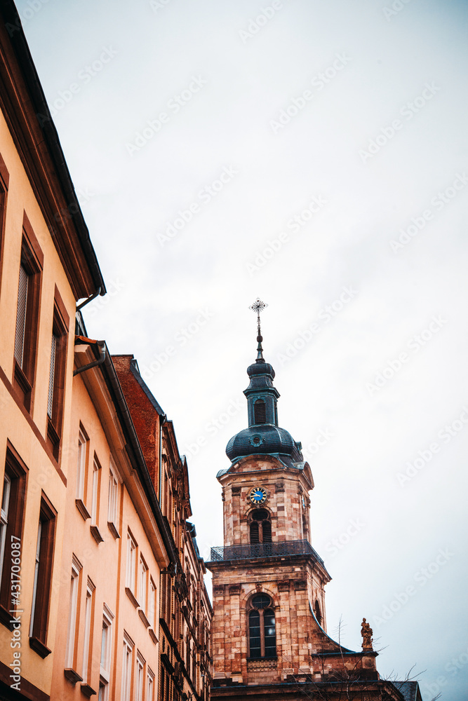 Traditional Cathedral building, Saarbrucken, Germany