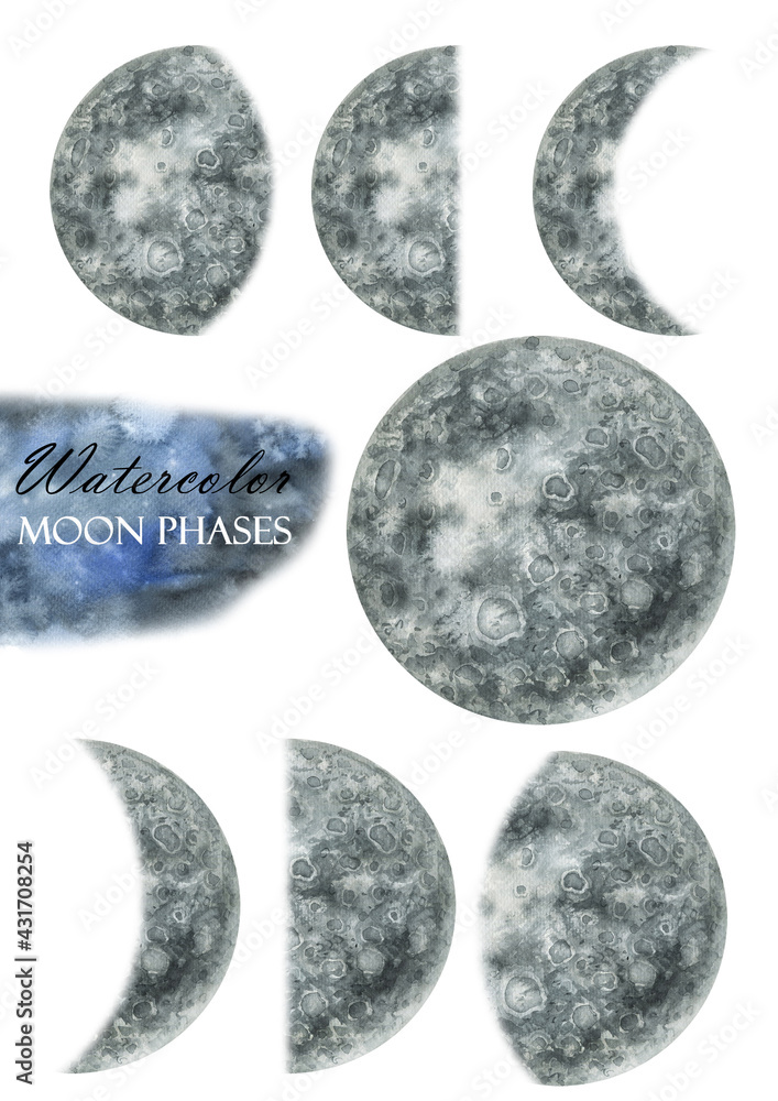 Moon set Moon set