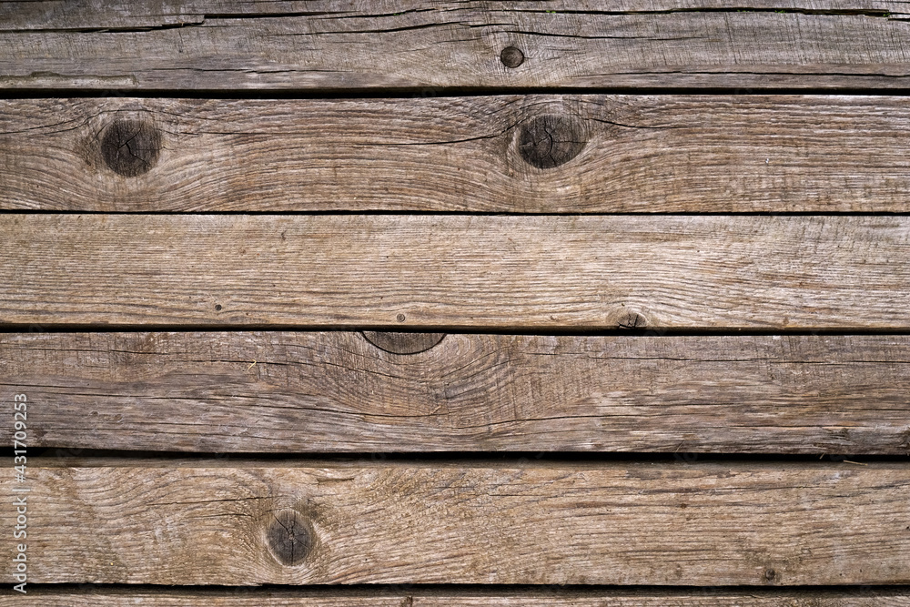 Obraz premium Old rustic pinewood flooring texture