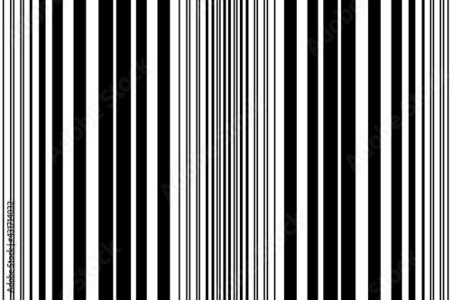 black Stearate line contemporary style pattern isolated on white background.