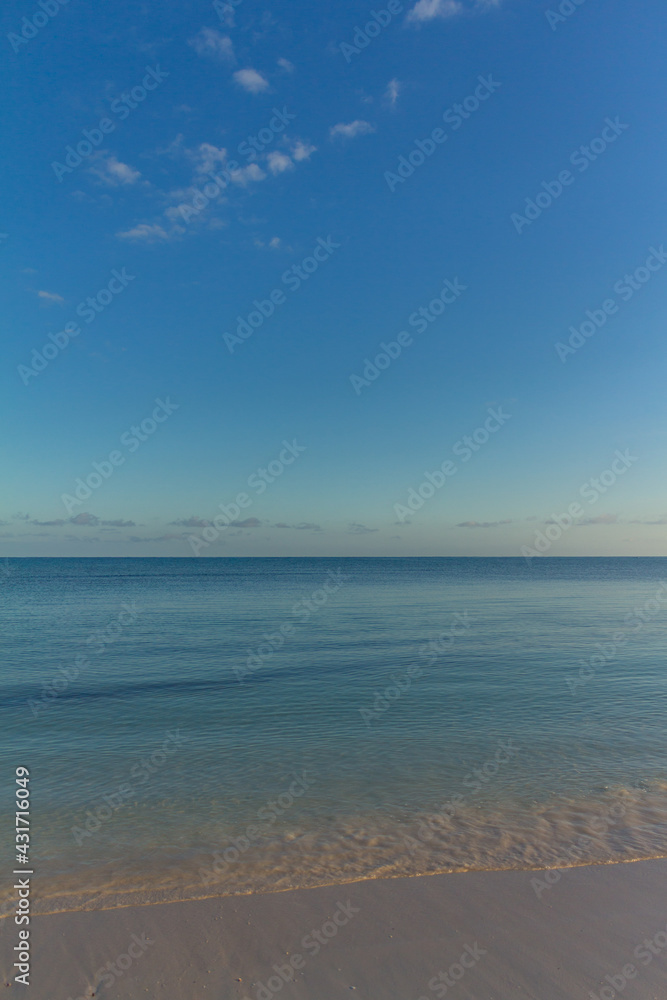 Seashore in the morning, calm ocean Seashore in the morning, calm ocean