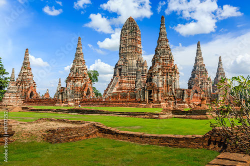 Wat Chaiwatthanaram Temple of Ayutthaya Province. Ayutthaya Historical Park, Thailand © ukk