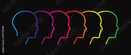 Diverse Group of People Illustration