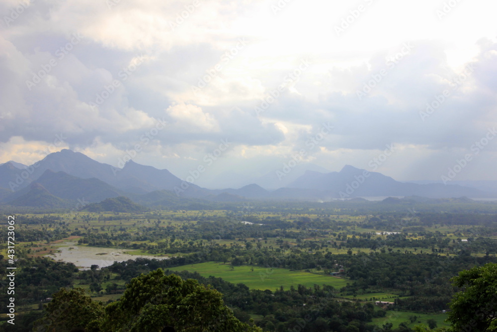 view from Sigiriya - Sri Lanka