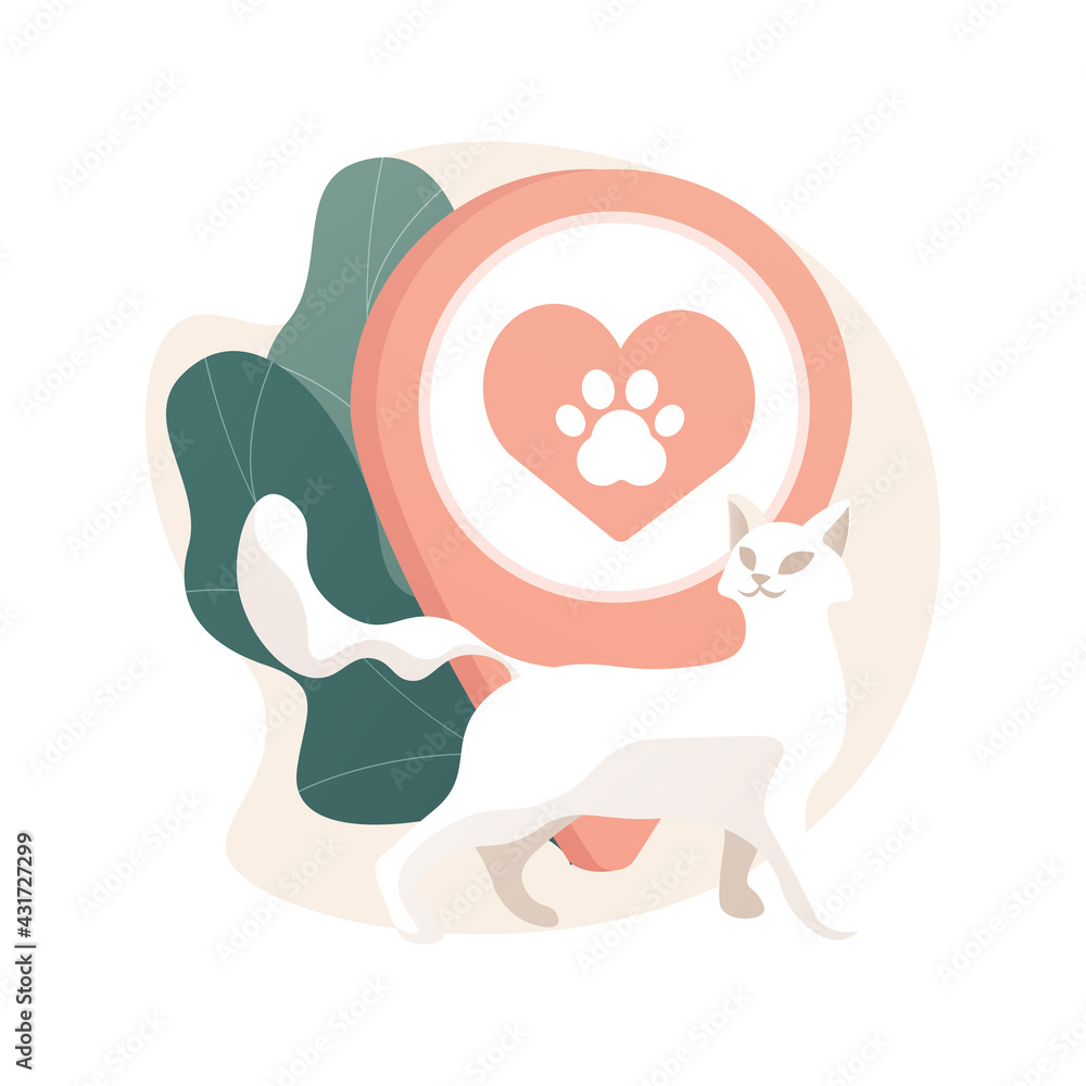 Pet friendly place abstract concept vector illustration. Pet friendly place abstract concept vector illustration.