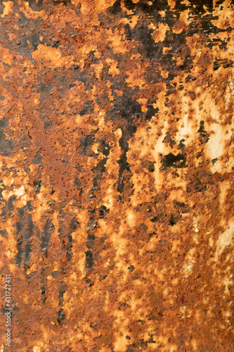 Rough background of old rusty metal