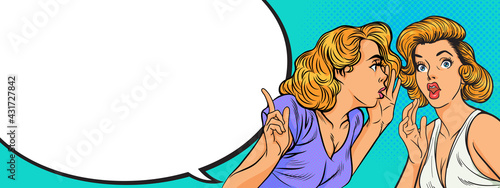 surprised woman have gossiping2