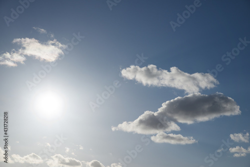 Canvas Print Sky close-up view