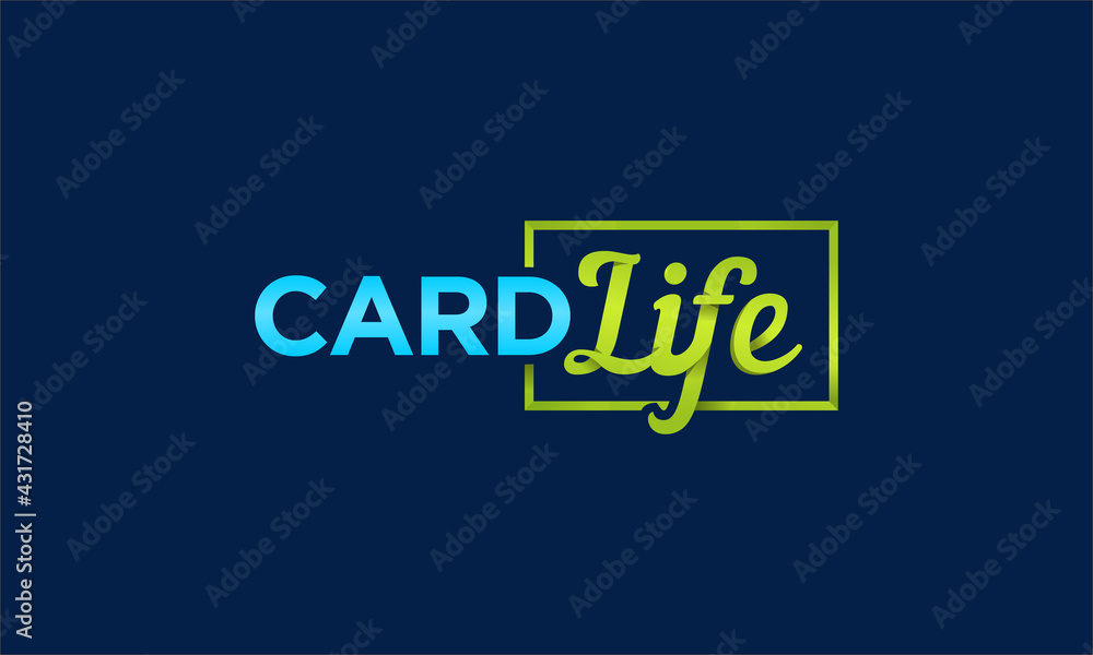 Life is written in a rectangle on a dark background. Life logo, sign or Symbol. Life is written in a rectangle on a dark background. Life logo, sign or Symbol.