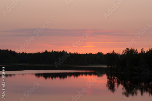 Fototapeta Naklejka Na Ścianę i Meble -  twilight after the sun sets