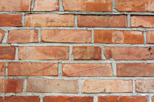 red brick wall pattern suitable for background - brick texture