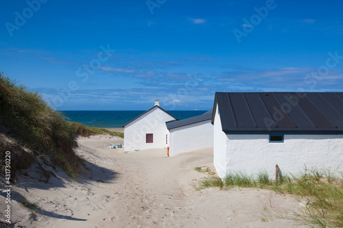 Stenbjerg is a fishing village on the former island of Thy in the northwest of Jutland, Denmark. photo