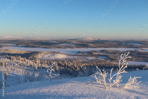 Swedish Lapland from above.