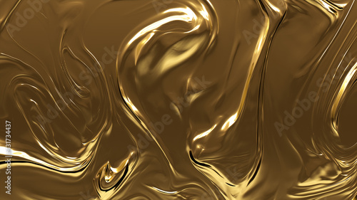Gold, Glistening, Liquid texture. A Golden surface for Opulent, Luxurious Backgrounds.