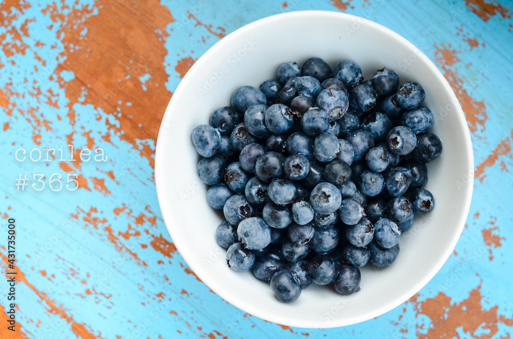 bowl of blueberries bowl of blueberries