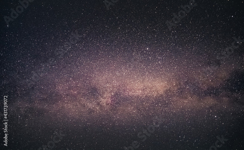 A night sky full of star and visible milky way