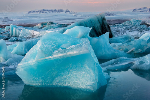 The Glacier Lagoon Jökulsarlon in Iceland, Europe