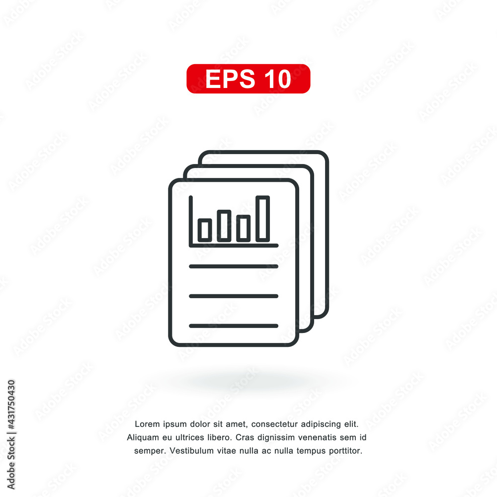 web icon document sign isolated on white background. Simple vector illustration. web icon document sign isolated on white background. Simple vector illustration.