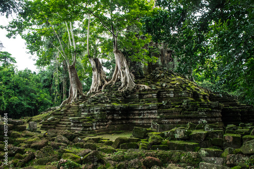 Ancient Buddhist Temple in Asia