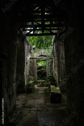 Ancient Buddhist Temple in Asia