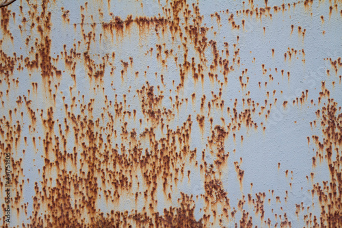 Background: Rusty and weathered metal texture 