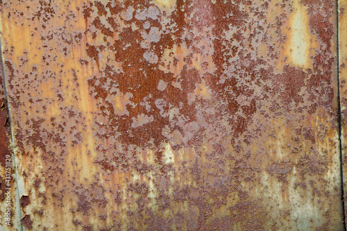 Background: Rusty and weathered metal texture 