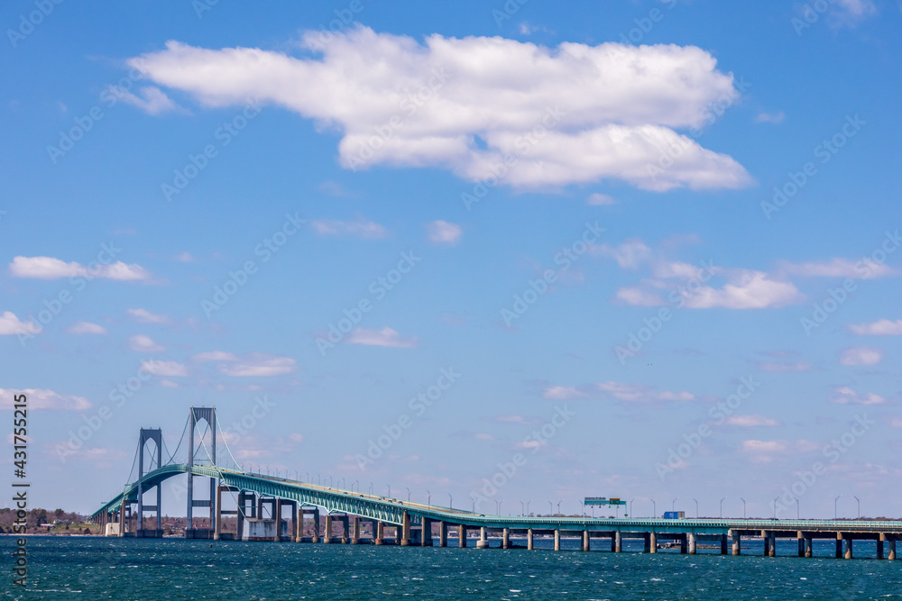 Obraz premium Claiborne Pell / Newport Bridge in Newport, Rhode Island