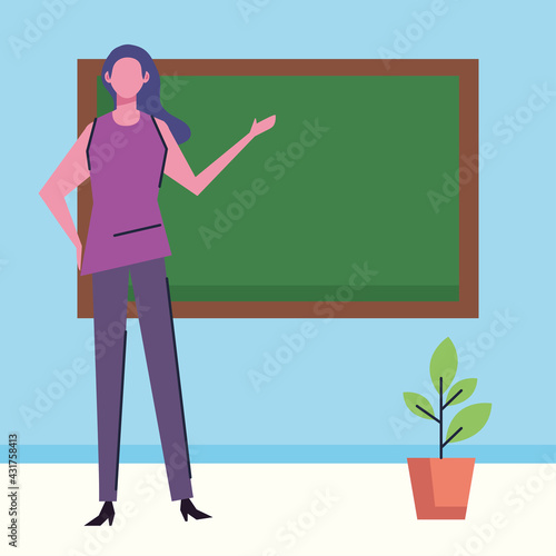 woman teaching occupation