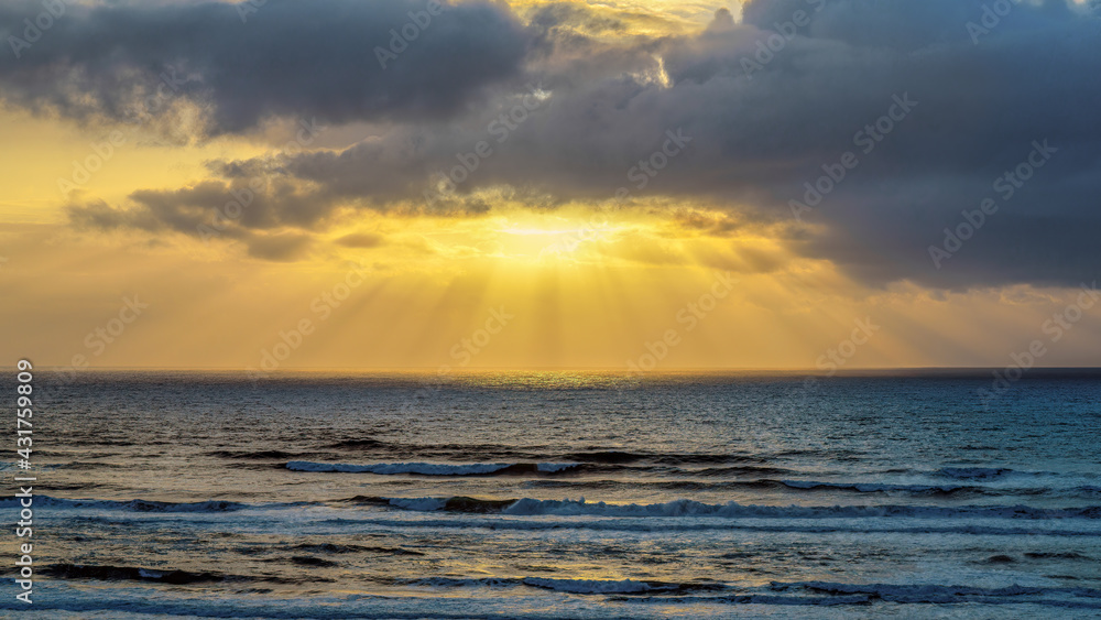 Obraz premium Sunset on Oregon Coast