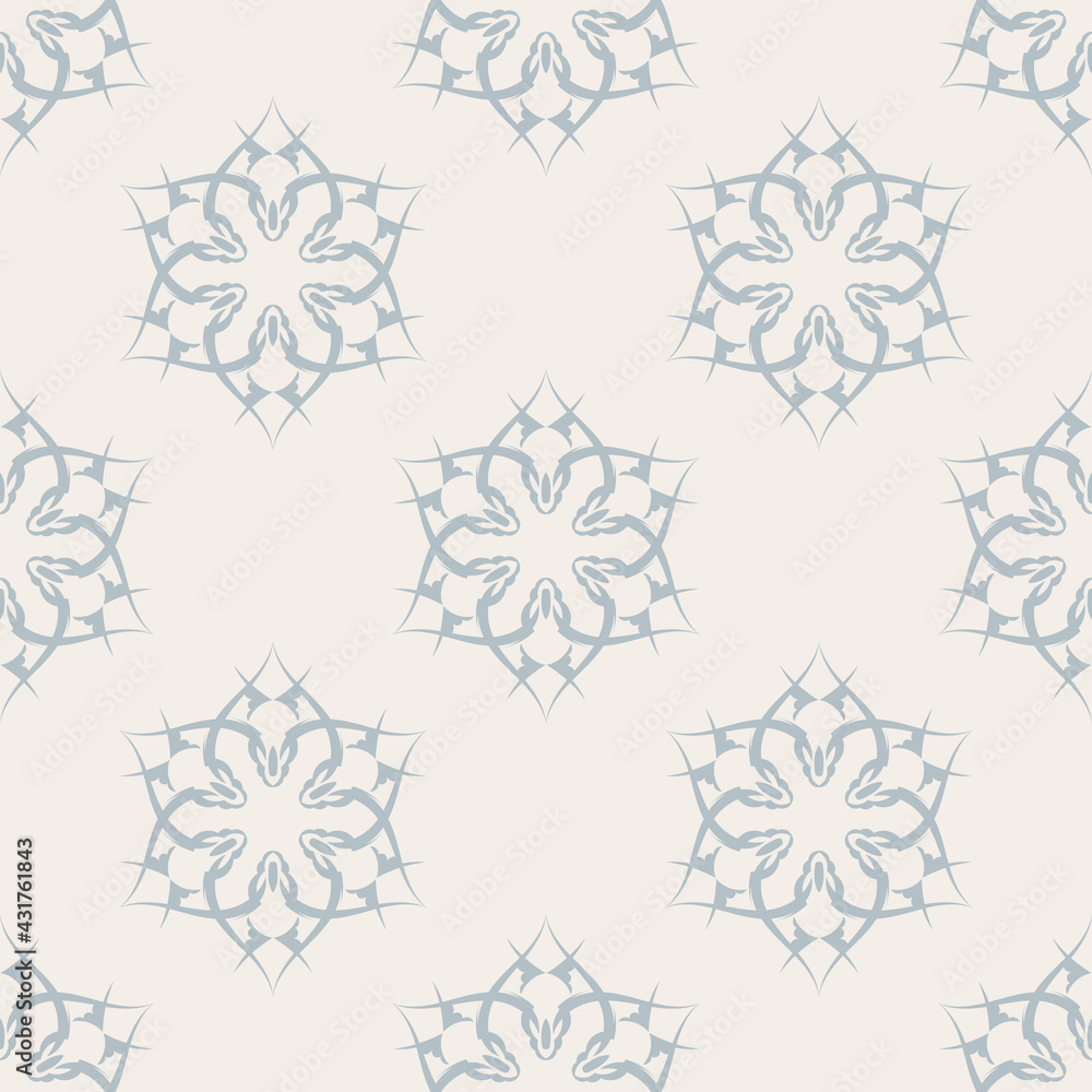 Beige seamless pattern with ornament. Vector Beige seamless pattern with ornament. Vector