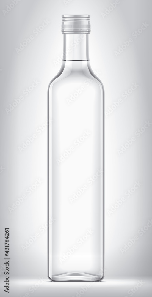 Glass Bottle on background. Glass Bottle on background.