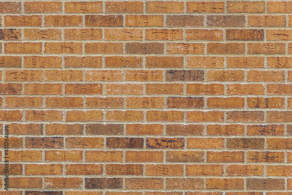 Obraz premium Textured colored brick wall background