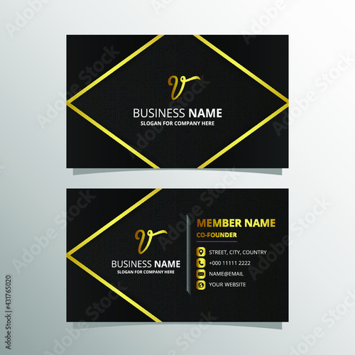 Modern Luxury Business Card Template