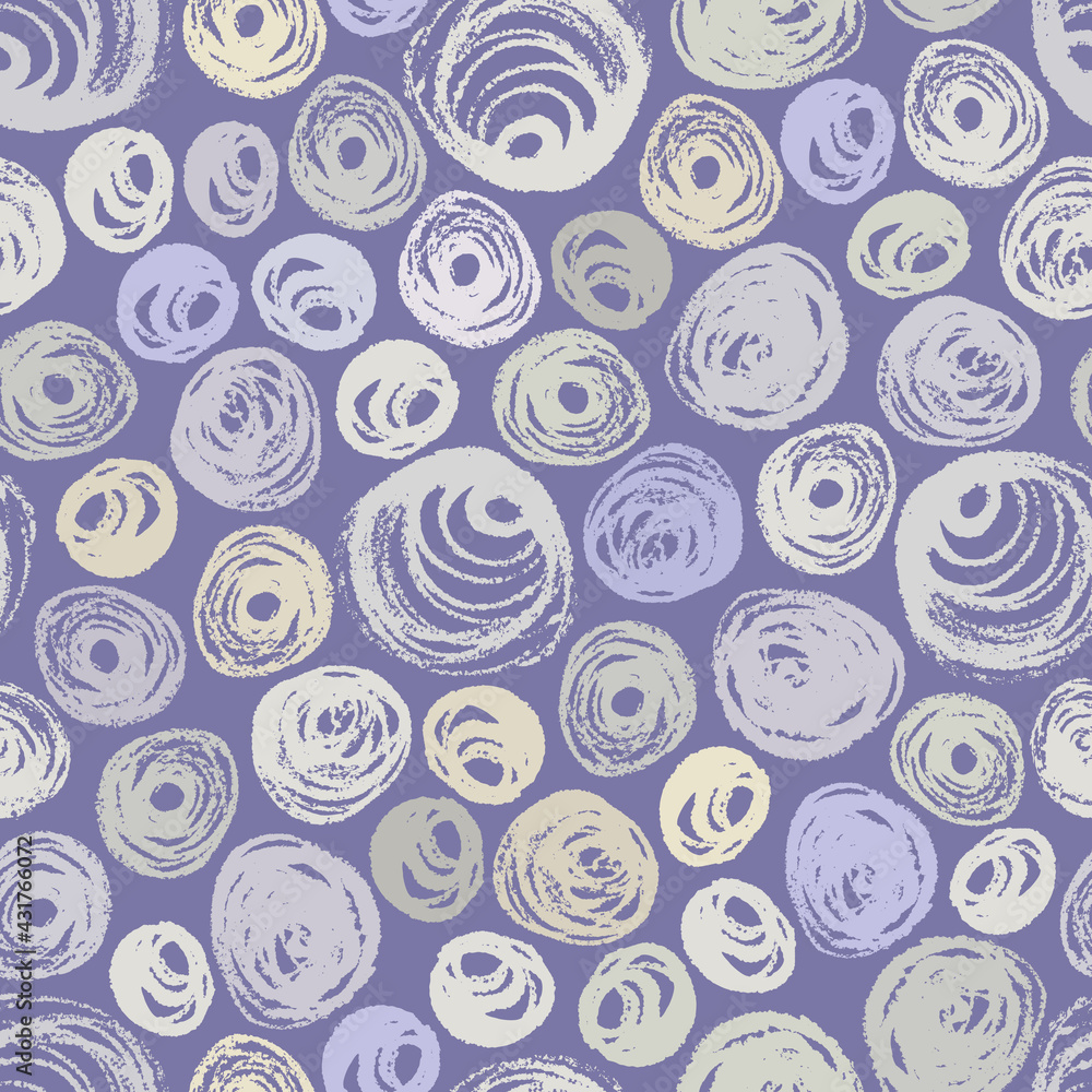 Seamless pattern with different round shapes Seamless pattern with different round shapes