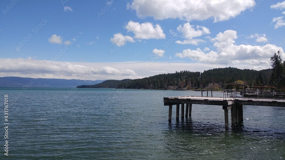 deck by flathead lake montana
