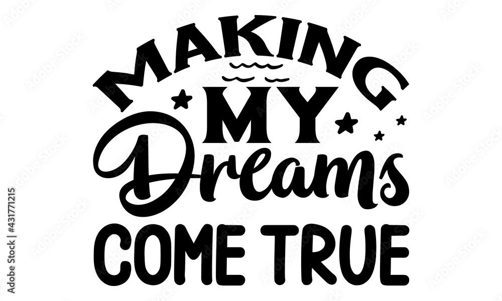 Obraz premium Typographic element for your design, Can be used as a print on T-shirts and bags, for posters, invitations and cards, Inspirational quote at turquoise watercolor strokes texture