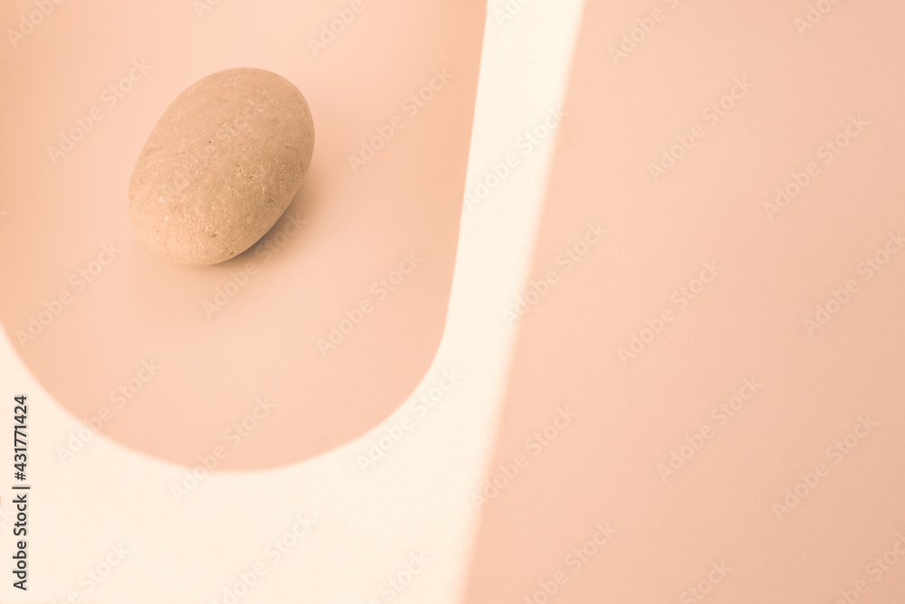 Background of shape with stone. Colored background decorations with paper