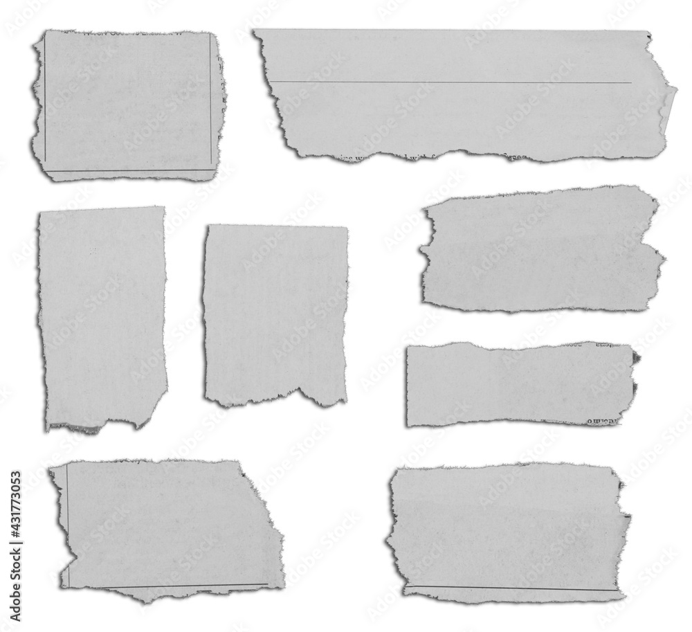 Torn pieces of paper Torn pieces of paper