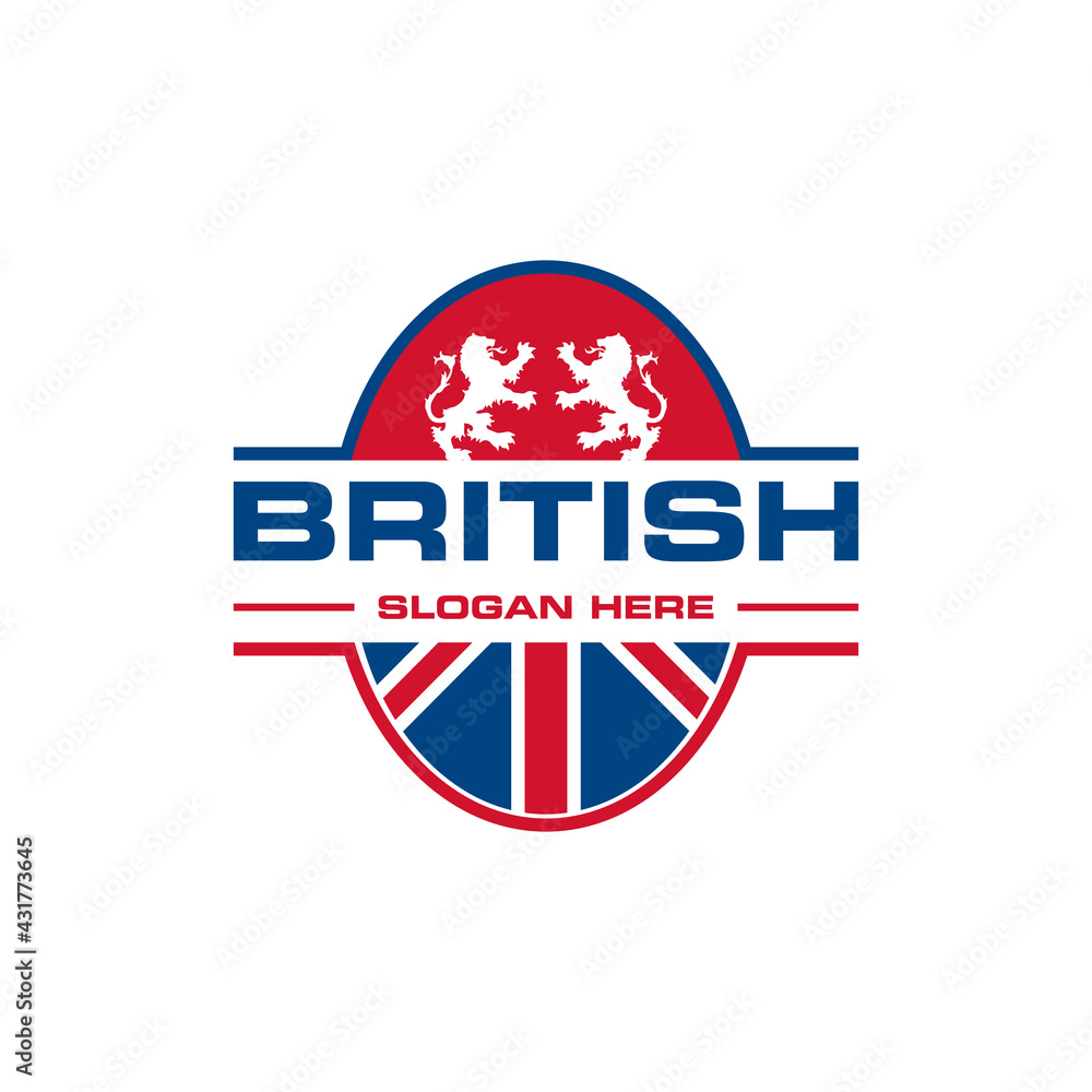 British Country Vector Logo Design British Country Vector Logo Design