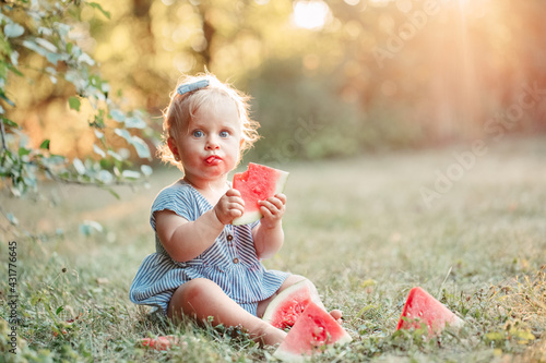Принти на полотні Summer picnic food