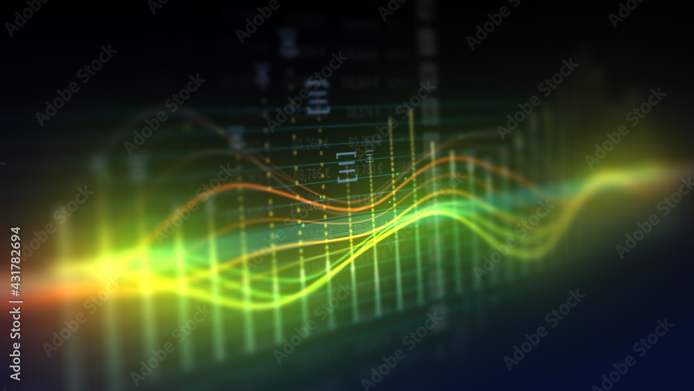 Financial Chart Digital Analytics Data Visualization Financial Chart Digital Analytics Data Visualization