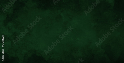 Dark green gradient watercolor background